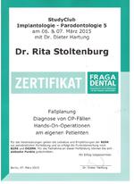 Dr Stoltenburg - Ästhetische Implantologie und Zahnmedizin in Berlin - Fraga Dental Studyclub 2015/03