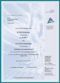 Dr Stoltenburg - Ästhetische Implantologie und Zahnmedizin in Berlin
